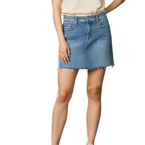 MOTHER The Tomcat Mini skirt fray 26